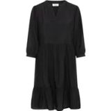s.Oliver Robe coupe ample unie gris femme