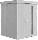 Biohort Neo Metaal-houten schuur 180x180 cm Zilver Metallic