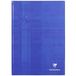 Clairefontaine 984620C Pak met 10 Geniete Schriften Koverbook Kleurloos - 24x32 cm - 48 Pagina’s Kleine Ruitjes met Kantlijn - Wit Papier 90 g - Omslag Polypro