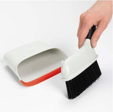 OXO Good Grips Compact Dustpan & Brush Set - Black/White/Red