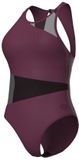 Arena dames vent mesh angle badpak paars