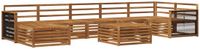 vidaXL Acacia Hout Bank Loungeset Naturel 7-zitter