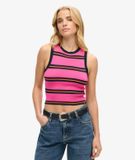 Superdry Débardeur en maille fine Rose Taille : 40