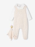 Vertbaudet 3-delige babyset met babypakje + body + knuffels