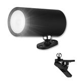 REV LED wandlamp - wandlamp met accu en bewegingsmelder, 180lm, draadloos, dimbaar, 360° draaibaar. Wegverlichting om mee te nemen - ideaal voor camping, garage en kelder, IP54, zwart