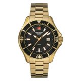 Swiss Alpine Military 7040 Herenhorloge, analoog, kwarts, roestvrij staal