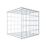 Gabionnage d'attache type 2 50 cm x 50 cm x 50 cm (L x H x P), maille 10 cm x 10 cm, spirale