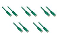 LINK LK6AU100V05 - netwerkkabel categorie 6a onafgeschermd utp awg24 kleur halogeenvrij 10 m verpakking met 5 stuks