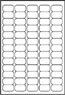 Avery Zweckform J8551 - Clear Mini Labels - Inkjet - 38.1 x 21.1mm - 25 Sheets