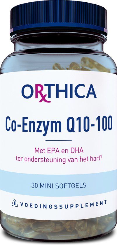 Orthica Co-Enzym Q10-100 (Enzymen) - 30 Softgels