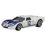Hot Wheels Ford GT40, National Icons JBY87 Schaal 1/64 Auto, 3 jaar, Metaal, wit