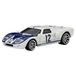 Hot Wheels Ford GT40, National Icons JBY87 Schaal 1/64 Auto, 3 jaar, Metaal, wit