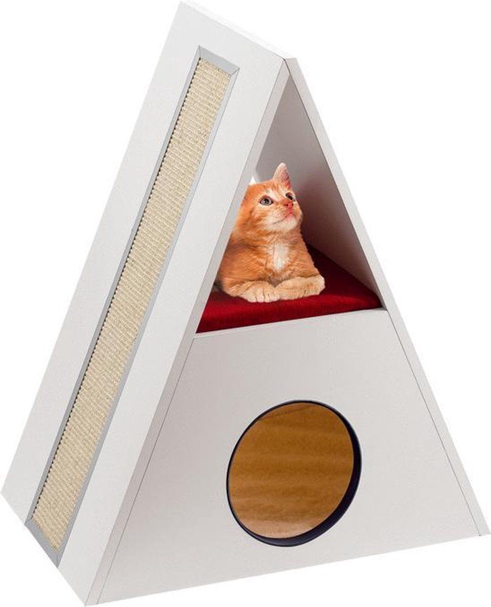 Ferplast Merlin Katten Speel Meubel 62X38.5X72 CM - Bruin