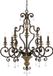 Steady Lighting Moderne Kroonluchter Metaal Blauw E14 81.3cm