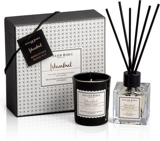 Atelier Rebul Istanbul Luxury Mini Home Gift Set - Black - 0.59 kg