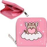 sarcia.eu Pusheen Roze kleine portemonnee voor meisjes, kinderen, ritssluiting, kat