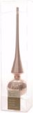 Decoris Sweet Christmas Kerstboom decoratie piek roze van glas 26 cm