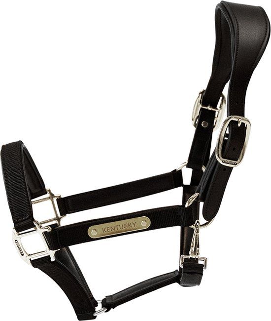Kentucky Halster Kentucky Nylon Anatomic Zwart - Full - Zwart
