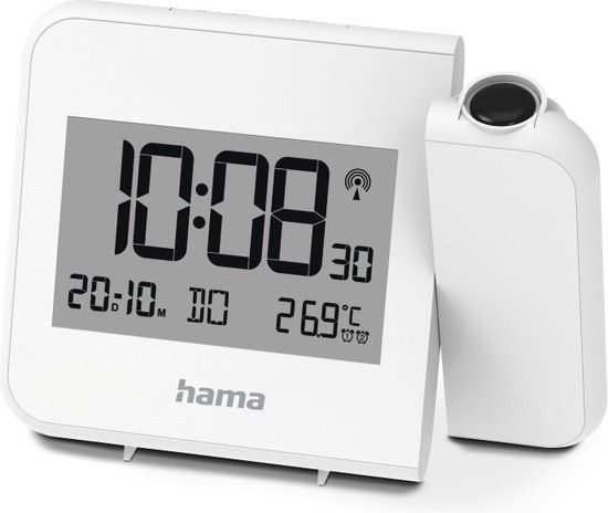 Hama Wekker Hvar Projectie Wit