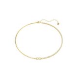 Swarovski Matrix Tennis Collier Verguld Metaal Wit 38 cm