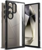 Ringke Fusion Bold | Hoesje Geschikt voor Samsung Galaxy S24 Ultra | Back Cover Transparant / Zwart