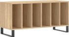 vidaXL Armoire pour disques 100x38x48 cm bois d'ingénierie couleur chêne sonoma