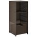 VidaXL Tuinkast 50x55x115 cm poly rattan bruin