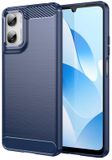Selected by GSMpunt.nl Motorola Geborsteld TPU Hoesje Geschikt voor Motorola Moto G06 (Power) - Blauw