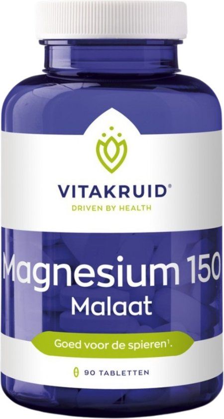 Vitakruid Magnesium 150 Malaat - 90 tabletten