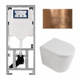 Geberit QeramiQ Dely Toiletset - Mat Wit