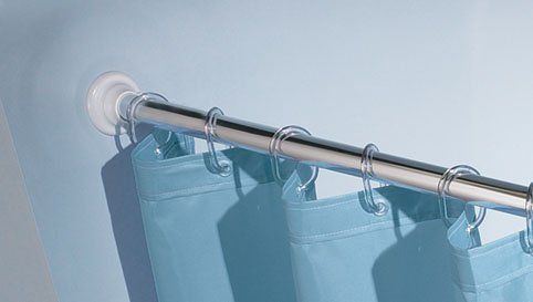 KLEINE WOLKE Gordijn Hoek 6cm (25mm) 2 stuks in Wit, Metaal, 15 x 10 x 10 cm