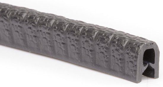 Kantafwerk profiel zwart - Klembereik 0,5-2,0mm (L=100m)