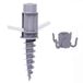 Sekey Parasolhouder, grondanker, strand of aarde, met grondpluggen voor parasolstokken tot 22-32 mm