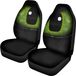 Autostoelhoes Universel Polyester Élasthanne Motif yeux verts 2 pièces Auto
