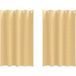 Rideaux occultants avec anneaux 2 pcs beige 175 x 140 cm