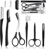 OEM HORCONDORM S.R.L. Wenkbrauwpincet-set × 2, 9-delige professionele roestvrijstalen wenkbrauwverzorgingsset