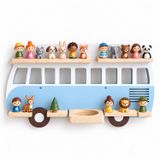 Relaxdays Toniebox-rek, magnetisch, blauw