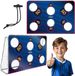Neo-Sport Voetbaldoel trainer, 180 x 120 cm, voetbalmat met schietgaten, waterdicht, blauw
