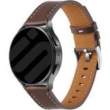 Strap-it Samsung Bracelet cuir 'One Push' Samsung Galaxy Watch 6 Classic 47mm (marron foncé)