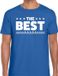 Bellatio Decorations The Best print t-shirt - blauw - katoen - M