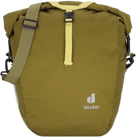 deuter Fietsenzak Valbona Pannier Bag 20 + 5 Cactus Olijfgroen
