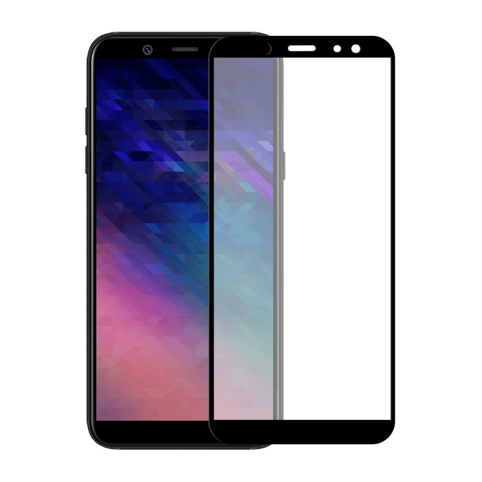 Stuff Certified 2-Pack Samsung Galaxy A6 2018 Full Cover Screen Protector 9D Tempered Glass Film