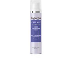 Biodermal Anti Age Oog- en Lipcontourcrème - 15ml - Vermindert Rimpels, Wallen & Donkere Kringen - Unisex