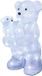 Feeric Lights & Christmas Kerstverlichting figuur - ijsbeer met baby - H44 cm - 56 led lampjes