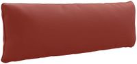 vidaXL Rugkussen PUTTEN 100% Polyester Rood 120 x 40 x 15 cm