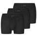 Mey Heren retro short / pant 3 pack Iconic Modal zwart