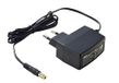 PremiumCord Universele voeding 230V/9V/1A DC, AC DC-voedingsadapter, voedingsadapter en voedingskabel voor routers en andere 9V-apparaten, uitgangsstekker 5,5 mm/2,1 mm