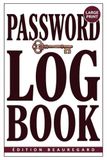 Password Log Book Large Print: Alphabetical Password Organizer with Tabs — 208 Large Spaces to Write Comfortably, with Simple Internet Safety Tips (White Cover Edition)