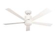 Pepeo Tibu Plafondventilator, energiebesparend, met led, wit, 132 cm