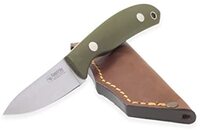 Casstrom Casström Safari Mini-Hunter - lederen schede olijfgroen G10